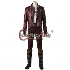 (with shoes) Guardians of the Galaxy star lord Star-Lord Peter Quill Cosplay Costume