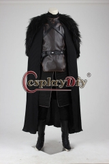 Game of Thrones Season Jon Snow Cosplay Costume Outfit