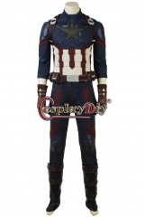 (vest with holes)Avengers Infinity War Captain America Cosplay Costume Steve Rogers suit outfit