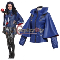 Descendants Evie Blue jacket Cosplay Costume