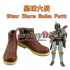 Star Wars Boba Fett cosplay costume shoes