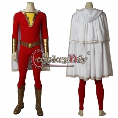 (with shoes)Movie Shazam cosplay costume captain Shazam outfit