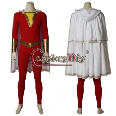 (without shoes)Movie Shazam cosplay costume captain Shazam outfit