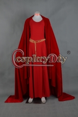 Game of thrones Melisandre red dress ball gown cosplay costume