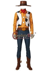 (with shoes) Toy Story Woody cowboy Cosplay Costume