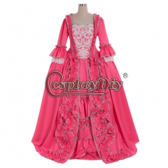 18th Rococo Marie Antoinette Baroque dress pink dress