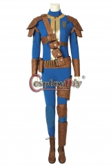 (with shoes)Game Fallout 76 Female Sole Survivor Nate Cosplay Costume