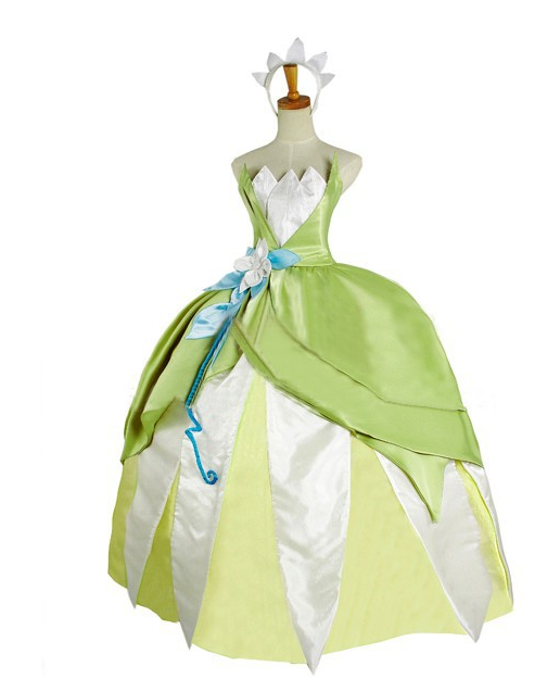 THE Princess and the Frog Tiana Dress Costume