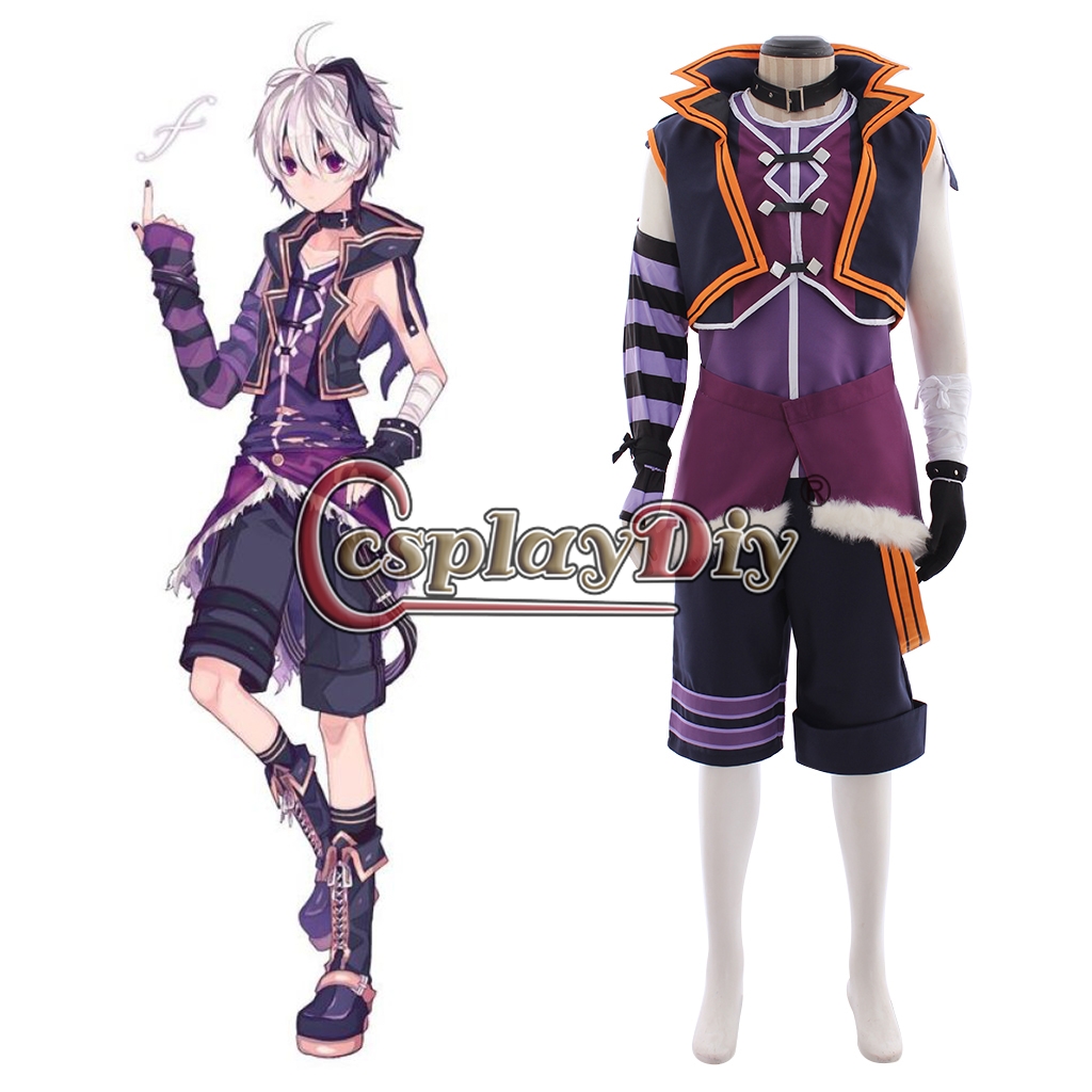 Cosplaydiy Anime VOCALOID4 Library V4 Flower Vocaloid 4 Cosplay Costume  Adult Mens Halloween Suit,