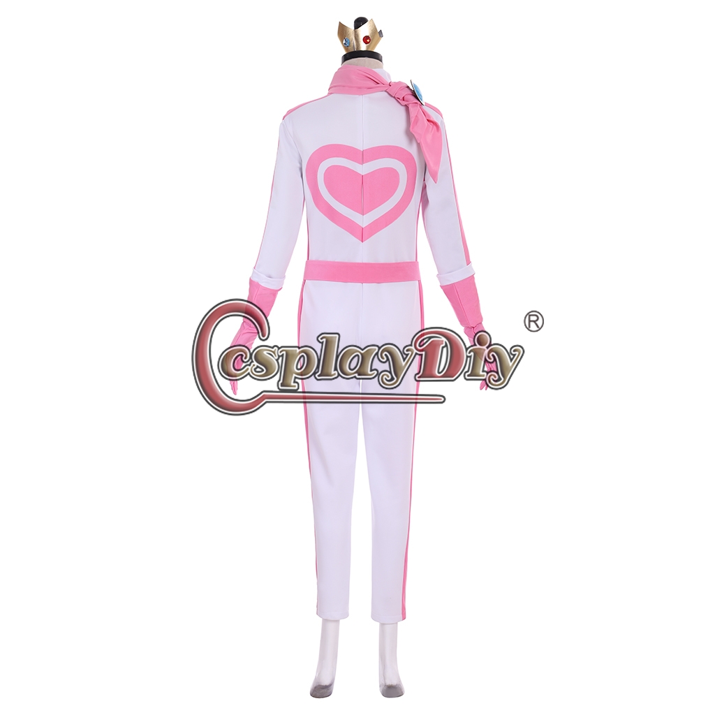 Cosplaydiy Mario Kart 8 Princess Rosalina Daisy Peach Bikesuit Cosplay Costume Halloween Party 