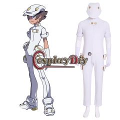 Cosplaydiy Pokemon Sun Moon Aether Foundation Employee Cosplay Costume custom made full set adult costume