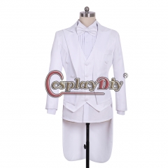 Prince Cosplay Costume Blazer Jacket Men's Rococo Medieval 18th Century white Jacket