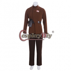 Cosplaydiy Star Wars: The Force Awakens Cosplay Military Officer Costume For Adult Men's Uniform Halloween Costume