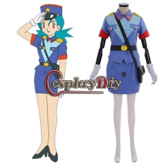 Cosplaydiy Pokemon Officer Jenny Cosplay Costume Cosplay Costume custom made halloween costume with hat
