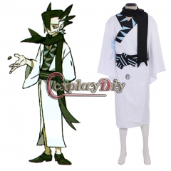 Cosplaydiy Pokemon Sun and Moon Cosplay Giima Grimsley Male Cosplay Costume For Men Halloween Custom Made
