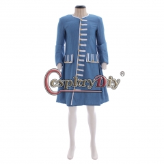 Cosplaydiy Medieval 18th Century Blue Jacket Coat Adult Retro Victorian Gothic Costume Mens Suit