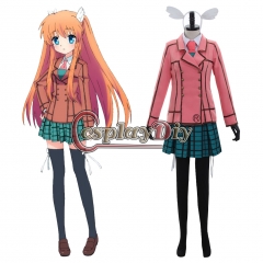 Cosplaydiy Love Adventure Games Rewrite Cosplay Costumes Ohtori Chihaya School Uniform Women Japanese Anime Costume Suit