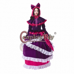 Cosplaydiy Custom Made Anime Overlord Season 2 Shalltear Bloodfallen Cosplay Costume Women Wedding Dress