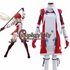 Cosplaydiy Custom Made Fire Emblem Fates Cosplay Costume Adult Hinoka Cosplay Costume Halloween Cosplay Costume