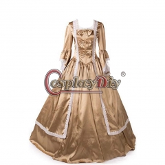 CosplayDiy Custom Made Drawstring Adjustable Retro Dress Victorian Classical Lace Skirt