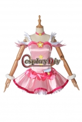 Cosplaydiy Anime Star Twinkle Precure Pretty Cure Cure Star Hoshina Hikar Cosplay adult costume custom made full set With Shoes