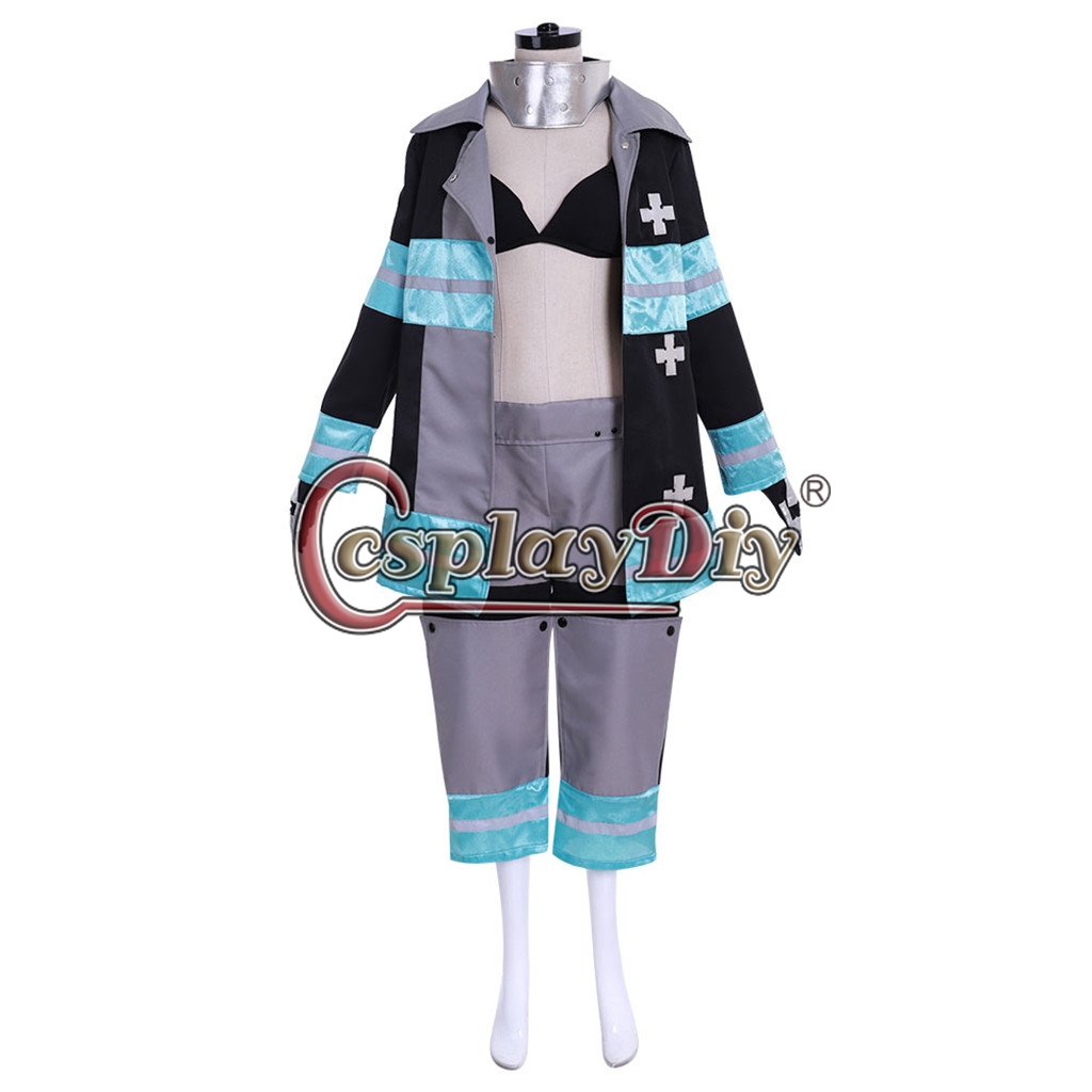 Anime Fire Force Tamaki Kotatsu Cosplay Costume Halloween Suits