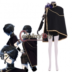 Cosplaydiy Anime RWBY Cinder Fall cosplay adult costume Custom made full set all size with cloak Halloween costume