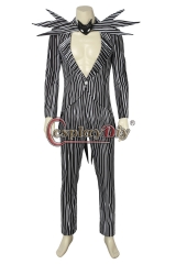 Cosplaydiy The Nightmare Before Christmas Cosplay Jack Skellington Costume Film Carnival Adult Halloween Custom Made For Christmas