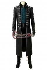 (With Shoes) Devil May Cry 5 Game Costume Vergil Cosplay Adult Custom Halloween Christmas Carnival