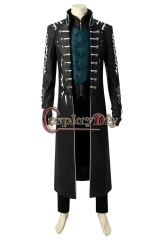 (Without Shoes) Devil May Cry 5 Game Costume Vergil Cosplay Adult Custom Halloween Christmas Carnival