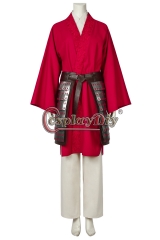 Cosplaydiy Movie Mulan 2020 Costume Princess Hua Mulan Cosplay Red Fancy Dress Chinese Han Fu Adult Halloween Carnival Outfit Custom Made