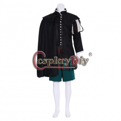 Cosplaydiy Queen Elizabeth Tudor Period Medieval Renaissance Men's outfit cosplay costume breeches suit costume