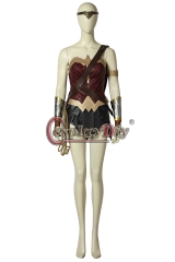 (Without Shoes) Wonder Woman Diana Prince Cosplay Costume Batman v Superman Justice League Cosplay Halloween Party Outfit Full Set Custom Made