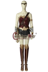 (With Shoes) Wonder Woman Diana Prince Cosplay Costume Batman v Superman Justice League Cosplay Halloween Party Outfit Full Set Custom Made
