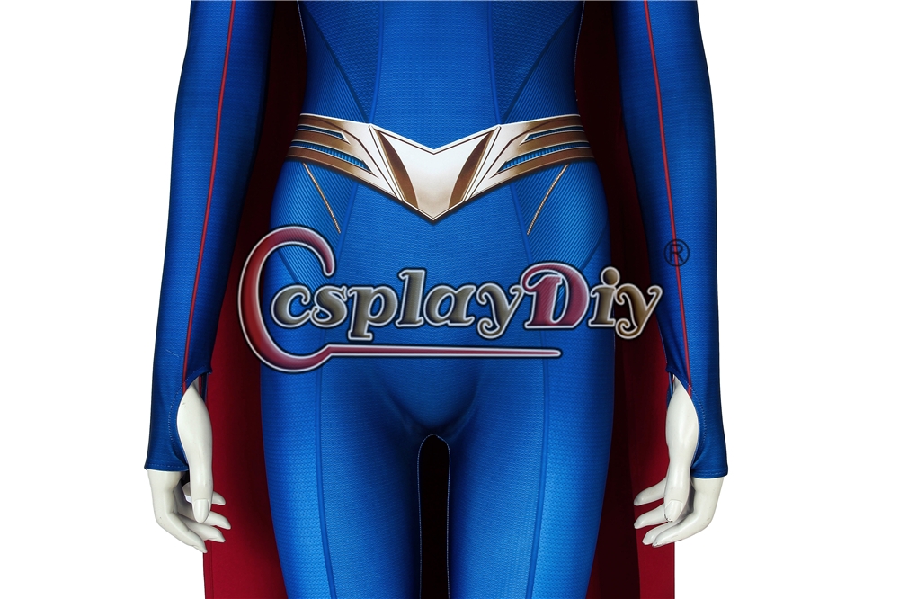 Cosplaydiy Supergirl Season 5 Kara Zor El Zentai Jumpsuit Bodysuit 3d Print Adult Women 6120