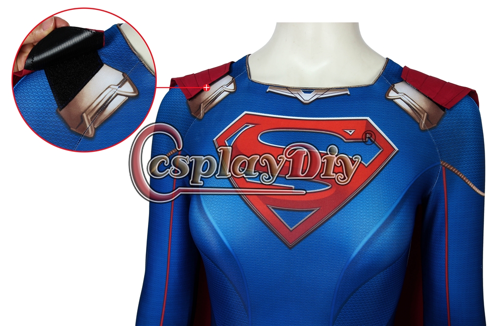 Cosplaydiy Supergirl Season 5 Kara Zor El Zentai Jumpsuit Bodysuit 3d Print Adult Women 2751