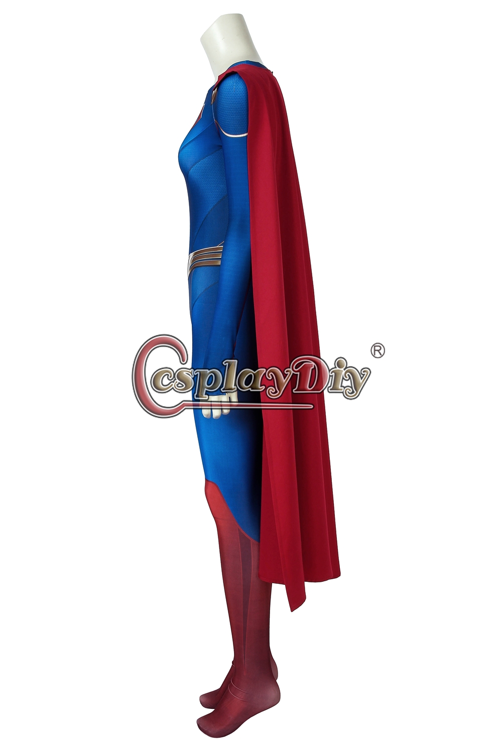 Cosplaydiy Supergirl Season 5 Kara Zor El Zentai Jumpsuit Bodysuit 3d Print Adult Women 3916