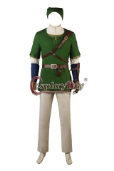 (Without Shoes) The Legend of ZeldaTwilight Princess Link Cosplay Costume Game Outfit Halloween Suit Party Carnival Adult Cosplay Custom Made