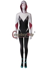 Spider-Man: Into the Spider-Verse Cosplay Spider-Gwen Gwen Stacy Costume 3D Print Jumpsuit Zentai Halloween Women Outfit