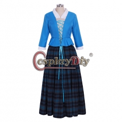 Cosplaydiy Scottish Highland dress outlander cosplay costume dress custom made