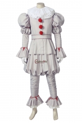 Cosplaydiy It chapter two Pennywise Cosplay Costume IT Dancing Clown Pennywise suit fancy Halloween Terror cosplay costume