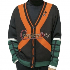 Cosplaydiy My Hero Academia Boku No Hero Akademia Katsuki Bakugou Jacket Sweater Cardigan cosplay costume