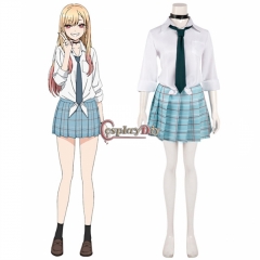 Cosplaydiy Anime 'My Dress-Up Darling' Cosplay Suit Marin JK School Uniform Skirt Outfits Girls Coser Costume