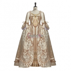 Cosplaydiy 18th Century Princess Queen Rococo Ball Gown Dress Lady Women Printing Victorian Gothic Dress Costume