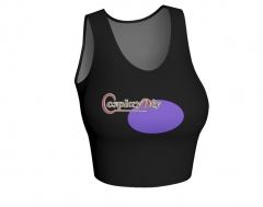 Cosplaydiy Danny Phantom Sam Manson vest Cosplay Costume female sleeveless Tank Top