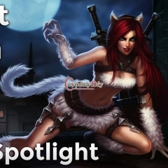 Cosplaydiy League Of Legends LOL Kitty Cat Katarina Cosplay Costume Suit Women Sexy White Outfits