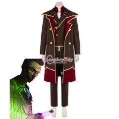 Cosplaydiy League Of Legends LOL Silco Cosplay Costume Suit Men Outfits