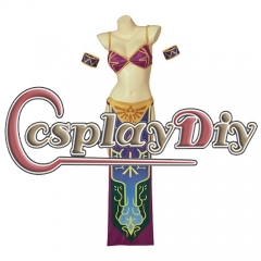 Cosplaydiy legend of zelda princess Cosplay Costume bikini set