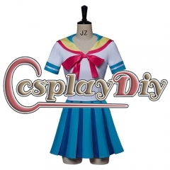 Anime Eerie Town Cosplay Costume Girls JK Uniform Sailor Outfit Halloween Party Role Play T-shirt with Skirt