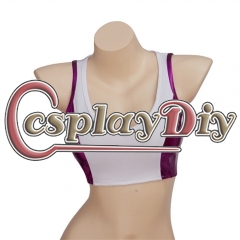 Movie She Hulk Cosplay Costume Women Elastic Vest Sexy Crop Top Female Halloween Party Outfit